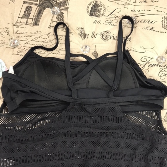 Go by Gossip Mix & Mesh Convertible Crocheted Tank NWT - Picture 6 of 9